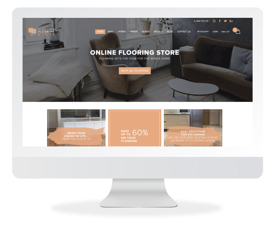 Online Flooring Store Website