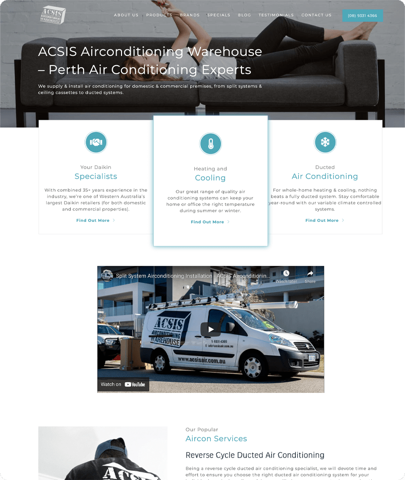 Acsis Testimonials Tablet